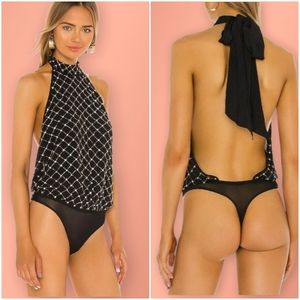 Free People Bling Bling Cha Ching Bodysuit